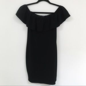 Ruffle Top Little Black Dress🖤